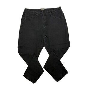 Womens Brazen Size 14P (Petite) Black Skinny Jeans